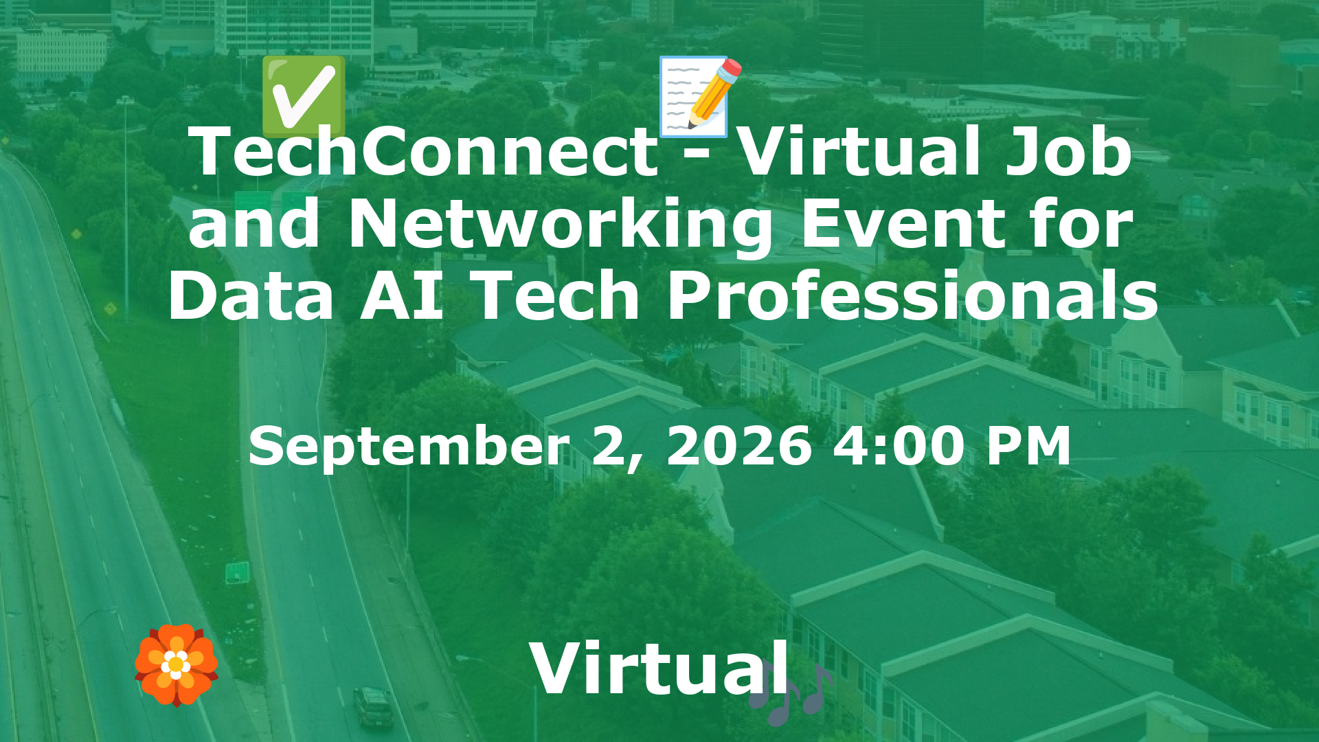 TechConnect - Virtual Job and Networking Event for Data AI Tech Professionals event image